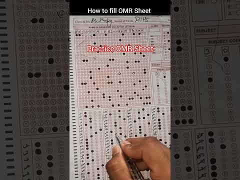 How to fill OMR Sheet 💯🔥#shorts #omr_sheet #viral #neet #ruhs #exam