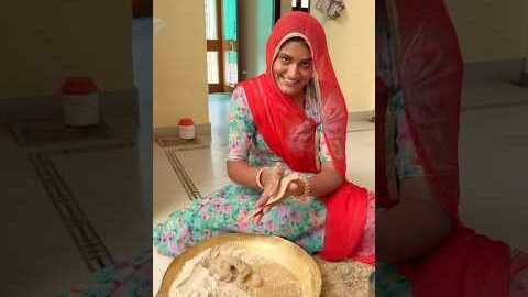 देसी खाना 😍 #desi #khana #food #rajasthan #youtubeshorts #shorts #video #ghee #reels #foodie