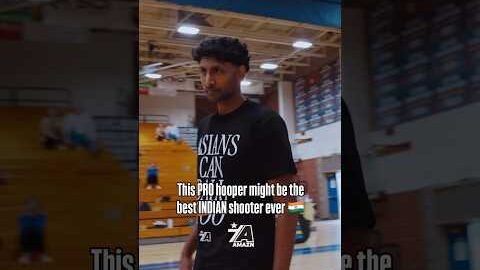 That shot is UNTOUCHABLE 🪣🇮🇳 #basketball #indian #desi