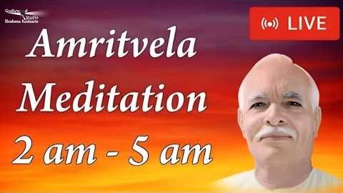 LIVE 🔴  शक्तिशाली अमृतवेला योग – मधुबन से सीधा प्रसारण | Amritvela Powerful Meditation Songs | MGWS