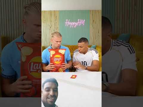 The Tiny Chip Bag Never Stops Pouring… Mbappé Got Robbed #shorts #mbappe#haaland #football
