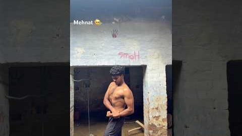 #desi hard working 🥺 bicep exercises at home #shorts#video#viral