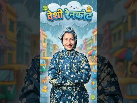 Desi Raincoat ⛈️😜 | Mini Vlog | #shorts #minivlog #vlog
