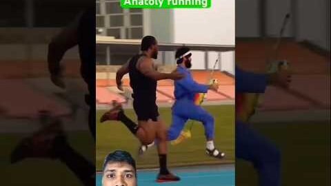 ANATOLY running.#powerlifter#gymprank #anatoly #gym #challenge #viral #shorts