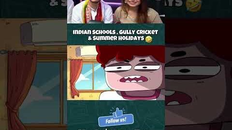 Indian Schools, Gully Cricket & Summer Holidays 🤣 | Nostalgia & Desi Summers #Shorts