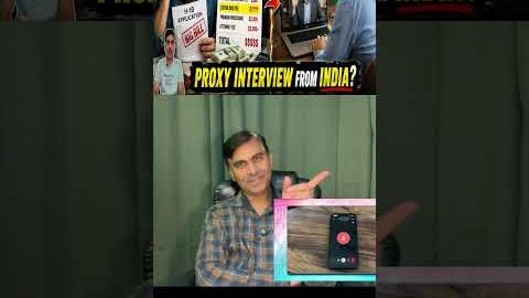 H1B PROXY Interview from India? #immigrationnews #usimmigration #visaupdate #viral#immigrationupdate