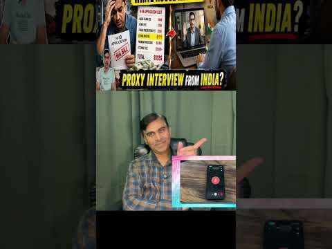 H1B PROXY Interview from India? #immigrationnews #usimmigration #visaupdate #viral#immigrationupdate