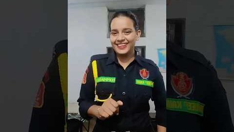 ਪੰਜਾਬ ਦੀ Female Police Officer ਦਾ Stylish Look 🚨 | Punjab Police Woman Officer | Police Reels