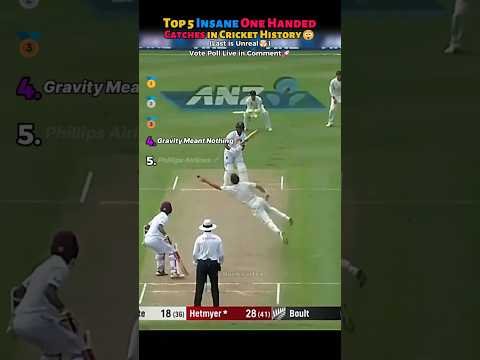 INSANE One-Hand Catches in Cricket🤯| #cricket #cricketlover #viral