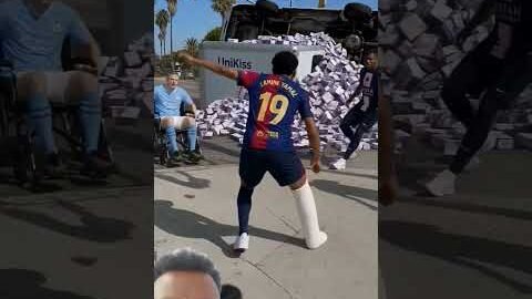 Yamal Found the amazing Teeth-Whitening Strips #football#haaland#parody #mbappe #neymar #spain#india