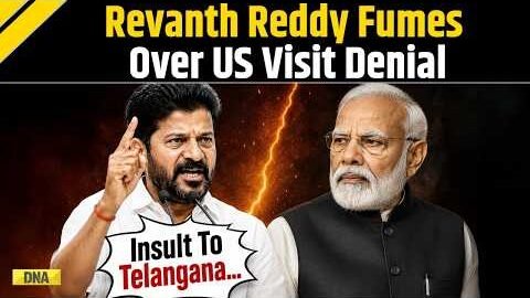 Telangana News: ‘Insult To 4 Cr People…’; CM Revanth Reddy Attacks Centre Over US Visit Denial