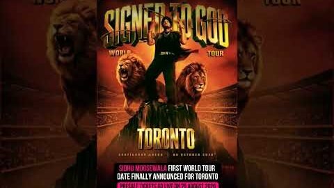 New Punjabi song | Sidhu Moose wala Toronto | First World Tour | Latest Punjabi song 2026