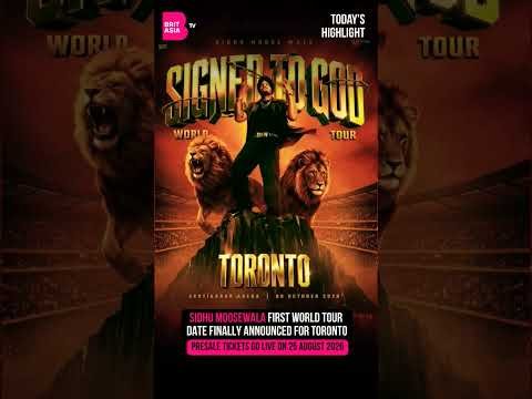 New Punjabi song | Sidhu Moose wala Toronto | First World Tour | Latest Punjabi song 2026