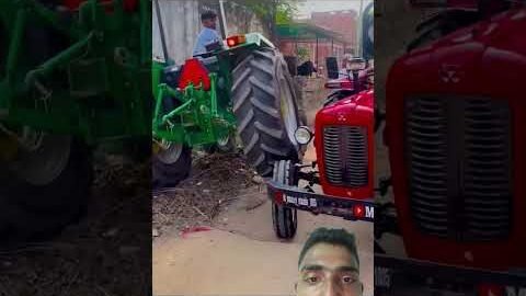 piche jagah nahi tha toh bhai ne lagaya desi dimag! π π | Massey vs John Deere #shorts