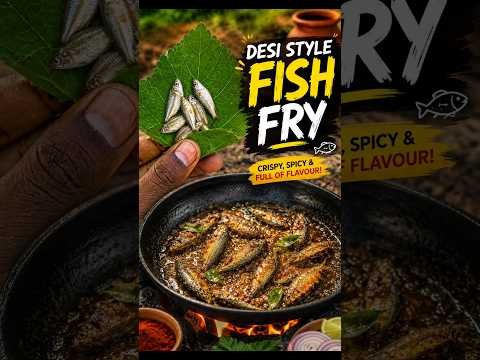 🔥 Tiny Fish BIG Desi Dhamaka 🐟💥 | Desi Style Fish Fry 🤤🔥