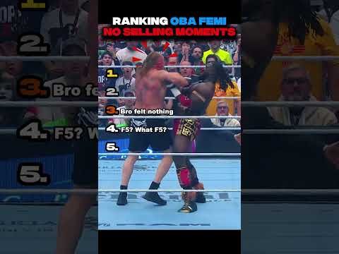 Ranking Oba Femi No SELLING Moments