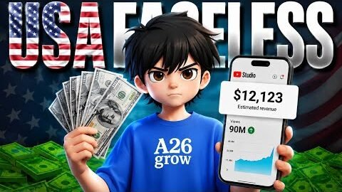 Top 6 Faceless USA Niches With High RPM | Easy Monetization 2026🔥