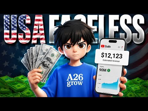 Top 6 Faceless USA Niches With High RPM | Easy Monetization 2026🔥
