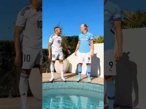 Mbappé Teaching Haaland Howto Dive#shorts#mbappe#haaland#funny#soccer#brasil#france#uzbekistan#india