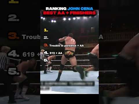 Ranking John Cena BEST AA & Finishers Combo