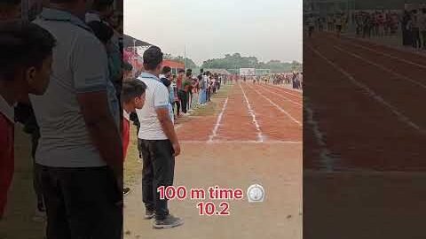 100 meter ka time trialतगडाॅ competition#100m#shorts #running #viral #jayveer k video 😱😱🤬