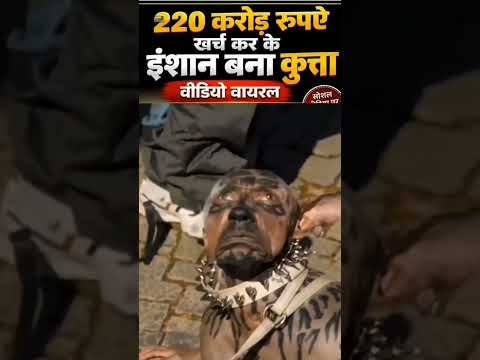😱 ₹220 करोड़ खर्च करके बना इंसान से कुत्ता! 🐶#Viral #Trending #Amazing #Dog #Incredible