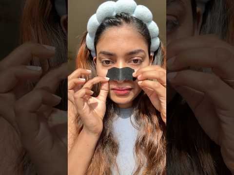 Tried The Viral Furr Charcoal Nose strips for the first time #skincare #viralvideo #shorts #fyp