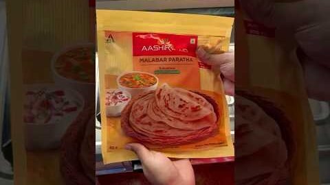 Aashirvaad malabar paratha #asmr #food #readytoeat #paratha #malabar #viral #trending #frozenfood