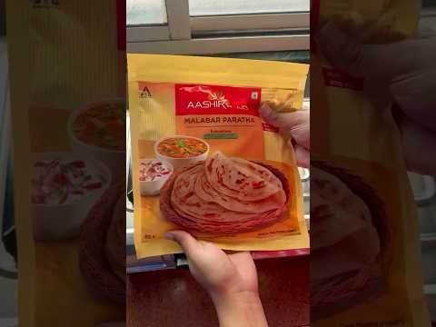 Aashirvaad malabar paratha #asmr #food #readytoeat #paratha #malabar #viral #trending #frozenfood