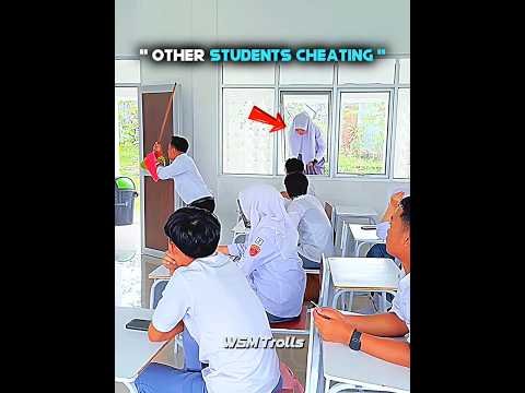 Other Students Cheating  vs The Last One 🤯#shorts #cheating