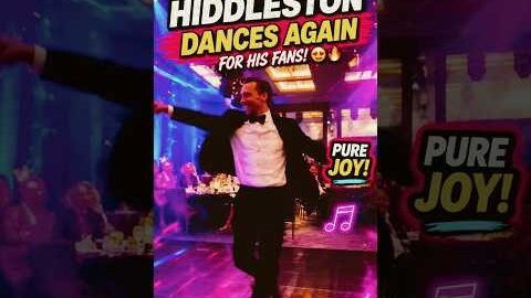 TOM HIDDLESTON DANCES AGAIN FOR HIS FANS‼️🕺🪩💃#tom ##dance #shorts #usa #uk #foryou #fyp #loki #fy