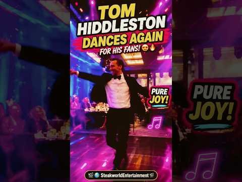 TOM HIDDLESTON DANCES AGAIN FOR HIS FANS‼️🕺🪩💃#tom ##dance #shorts #usa #uk #foryou #fyp #loki #fy