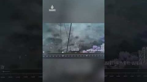 CCTV captures terrifying mudslide engulfing Nepal-China border