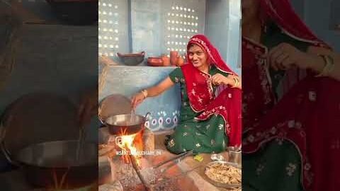 गांव में सुबह का नाश्ता। #shorts #videos #trending ##desi #food #goan #rajasthan