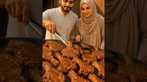 Fatima Ne Banayi Desi Mutton chops | Village style cooking ASMR | Ali & Fatima