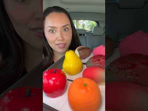 TRYING VIRAL FRUIT PASTRIES FOR THE FIRST TIME 😯 #shorts
