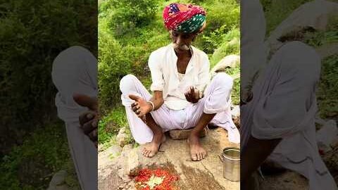 देसी चटनी 😍 #rajasthani #desi #villagelife #culture #recipe #viralvideo