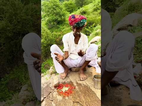 देसी चटनी 😍 #rajasthani #desi #villagelife #culture #recipe #viralvideo