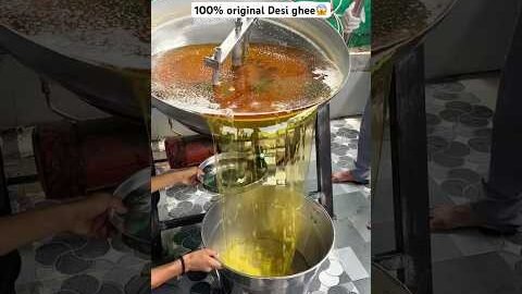 Desi ghee making process😍 #shortvideo