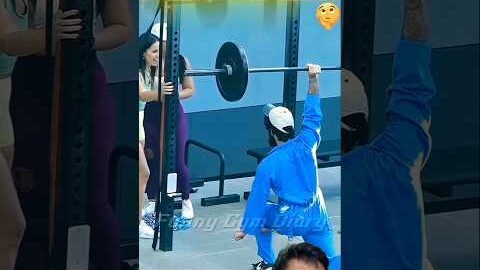 Elite powerlifter pretends to be a cleaner.Than shock Everyone 🤯😱💪 #lifter #prank#funny #comedy #gym