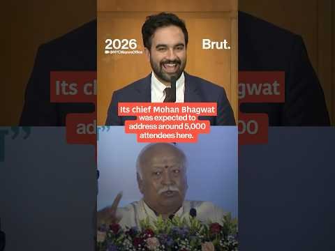 Zohran Mamdani vs RSS: “I don’t support Bhagwat’s rally”