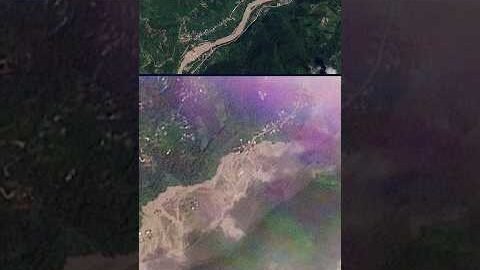 Satellite images show devastation caused by Nepal floods