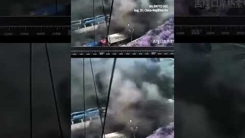 In Apocalyptic Video, People Engulfed By Flash Floods At China-Nepal Border