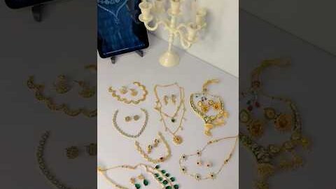 Meesho Choker Sets✨#fashion #jewellery #meesho #influencer #review #shorts #desi #festival