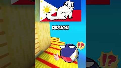 Country Flags… But They’re Philippines🇵🇭😱🤔🥶! #countryballs #shorts #viral #phillipines