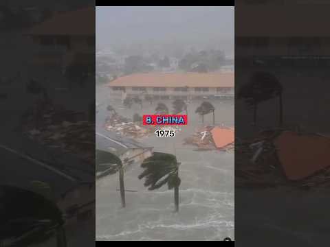 Top 10 Most Dangerous Cyclone In The World History ☠️ || #shorts #viral #top10