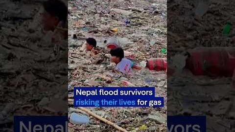 Why are Nepal’s flood survivors risking their lives for gas cylinders? | DW News