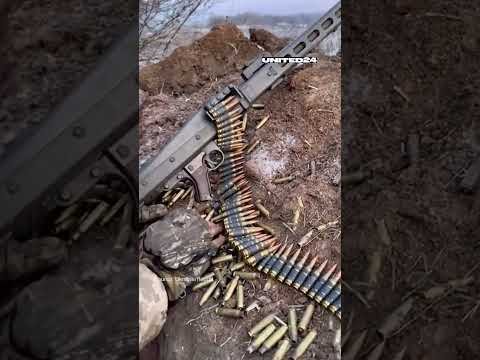 Ukrainian Soldiers Defend Trenches Against Russian Aggression #shorts