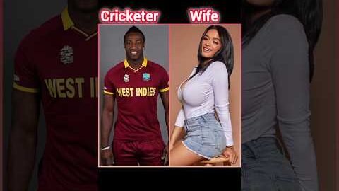 😱WestIndies Cricketer wife🥰#cricket#cricketer #andrerussell#shorts🥶#youtubeshorts#viral🔥#trending