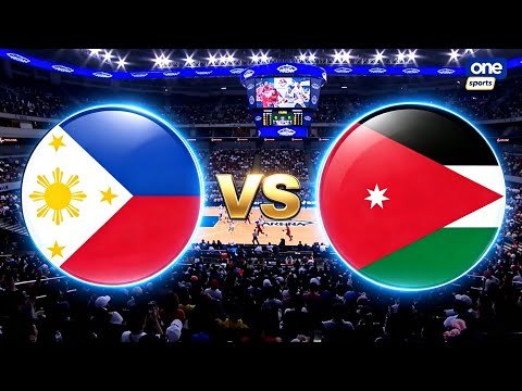 PHILIPPINES vs. JORDAN | FIBA WORLD CUP ASIAN QUALIFIERS  August 28, 2026